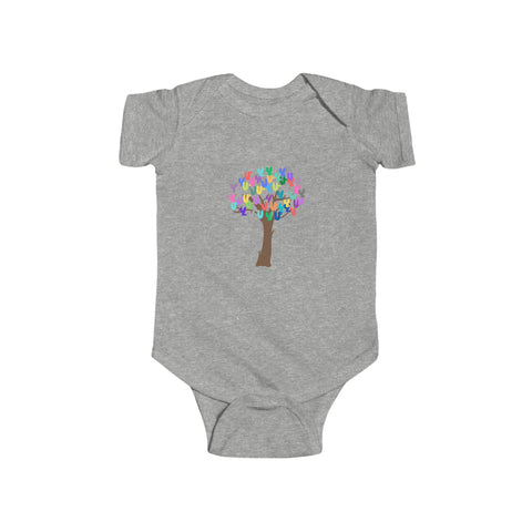 Tree Fidel Alphabets Infant Fine Jersey Bodysuit