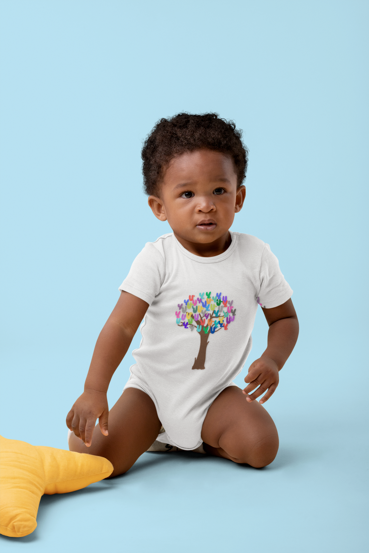 Tree Fidel Alphabets Infant Fine Jersey Bodysuit