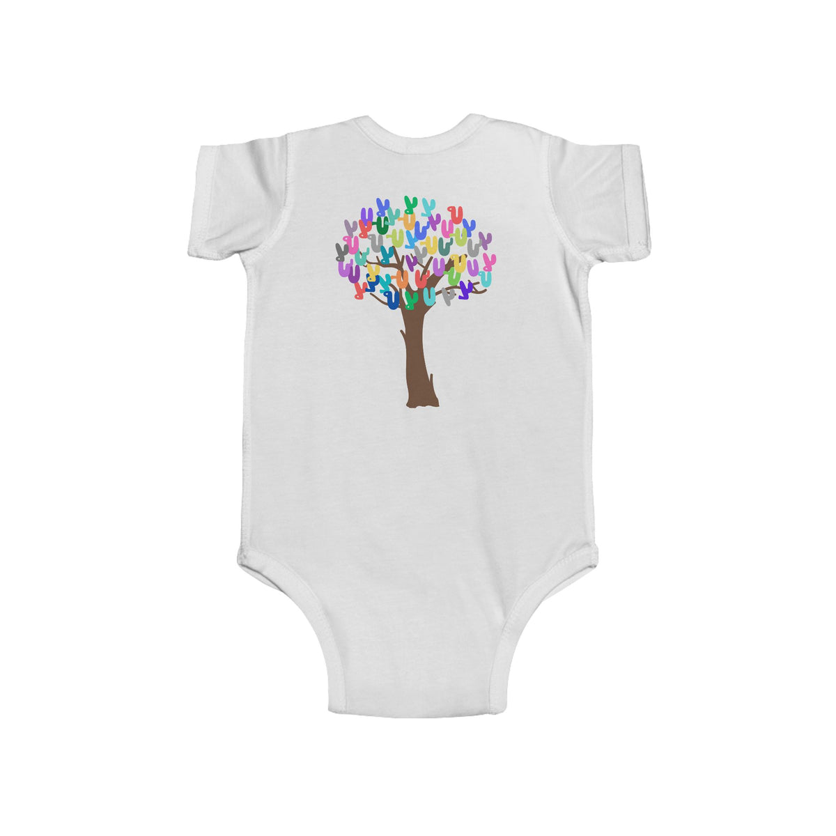 Tree Fidel Alphabets Infant Fine Jersey Bodysuit