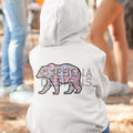 Bear Fidel Letters Toddler Pullover Fleece Hoodie